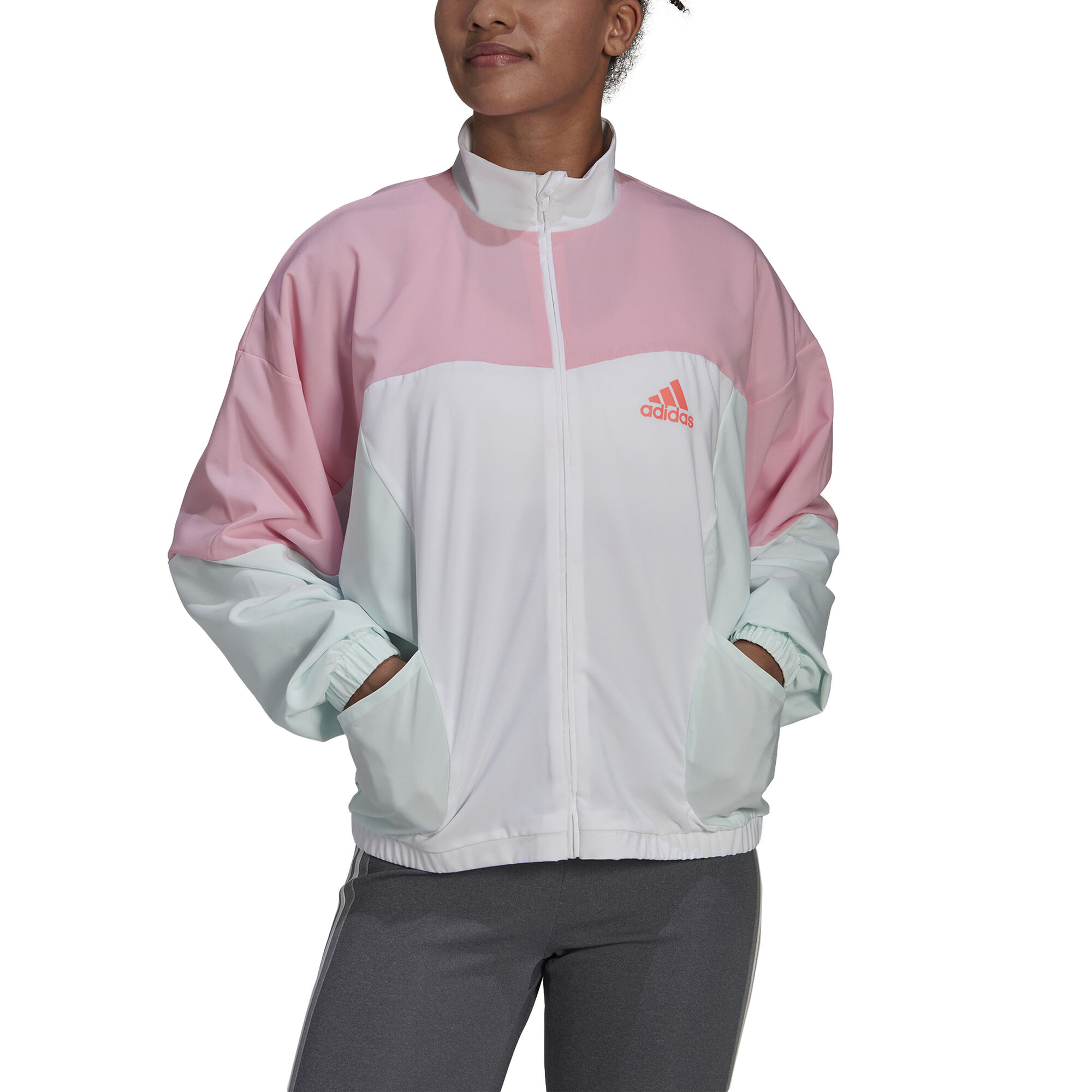 adidas Color Block Woven Mehrfarbig Trainingsjacke kaufen AT Tennis | online Point Damen
