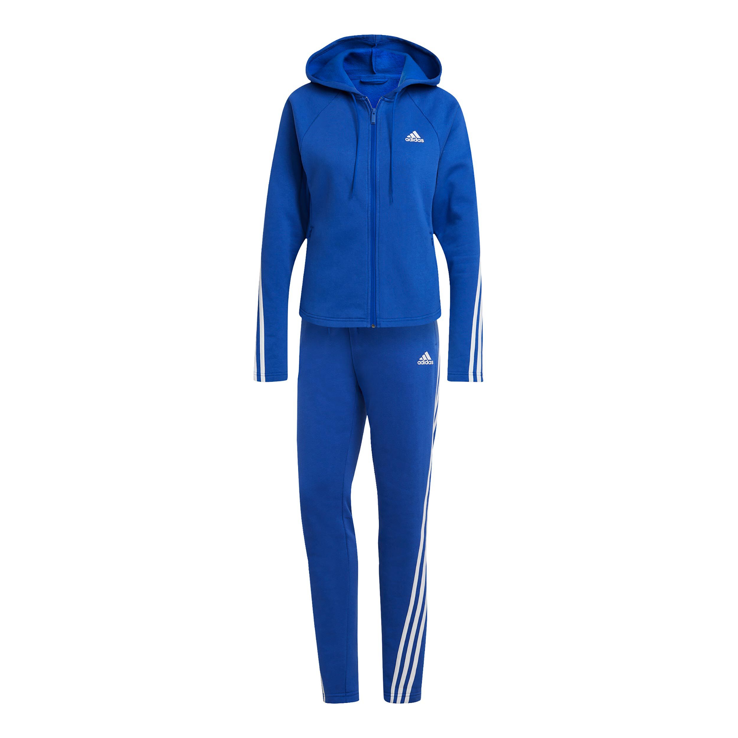 Trainingsanzug adidas sales damen blau