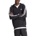 adidas Essentials French Terry 3-Stripes Full-Zip Hoodie