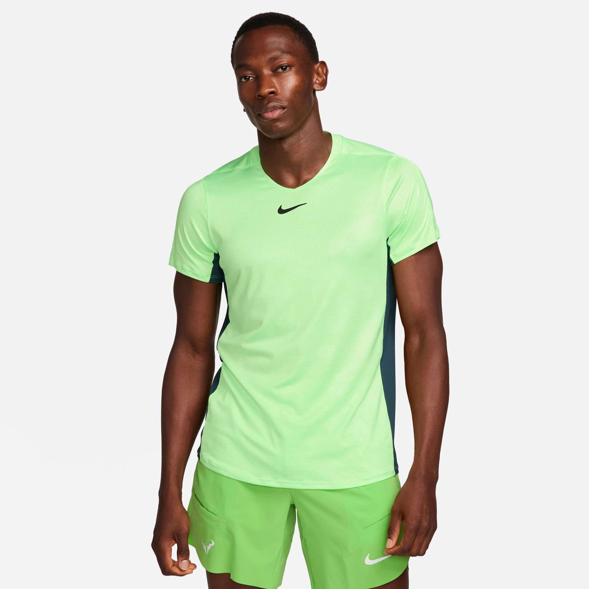 T-Shirt online Herren Point AT Limette, | Dri-Fit Nike Advantage Court Grün kaufen Tennis Print