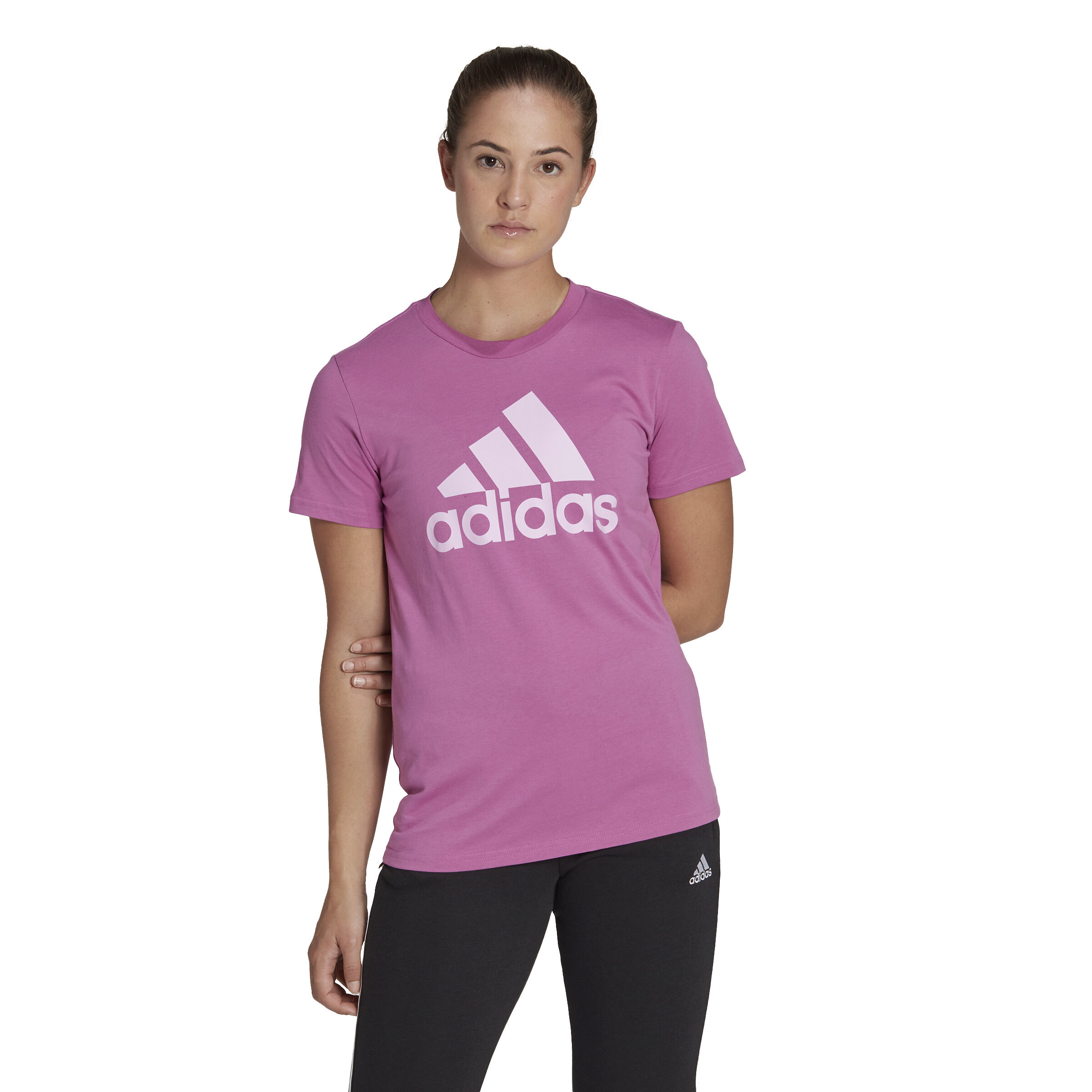 Lila cheap adidas shirt